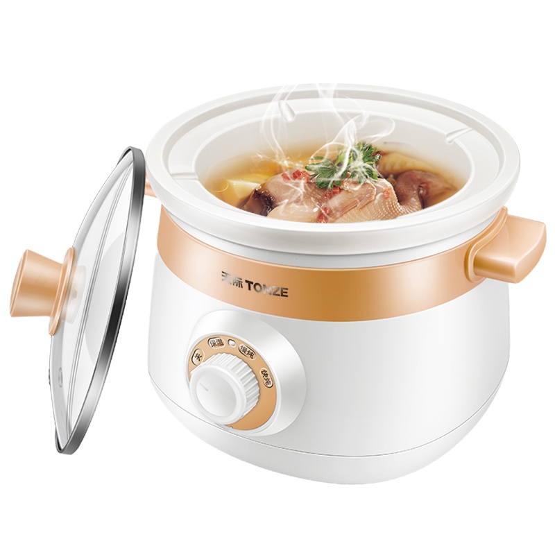 天际(TONZE)电炖锅煲汤锅白陶瓷家用熬粥炖汤锅2LDGJ20-20CD