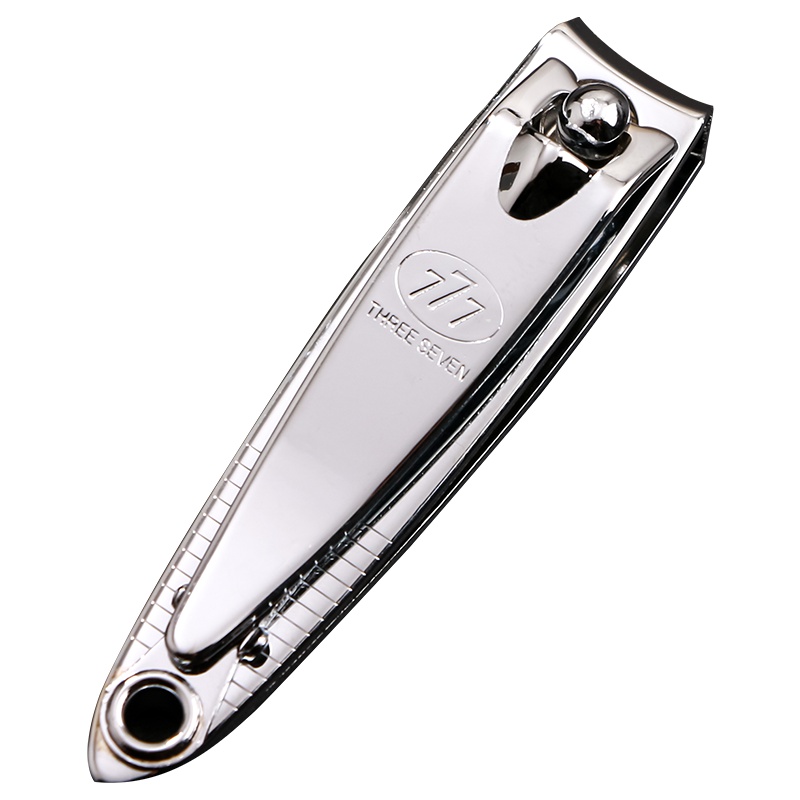 韩国777(THREE SEVEN)指甲刀女可爱小号平口指甲剪带指甲锉原装进口指甲钳家用修指甲工具