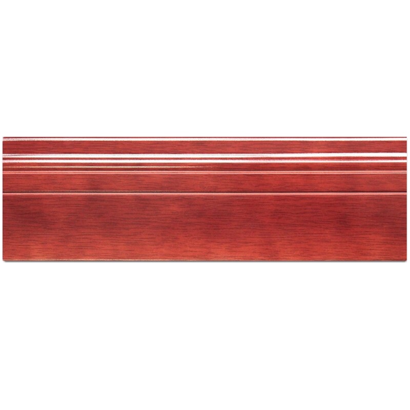 鑫双博纯实木地板踢脚线 烤漆地脚线墙脚线 杉木番龙眼902款80mm*1m/根