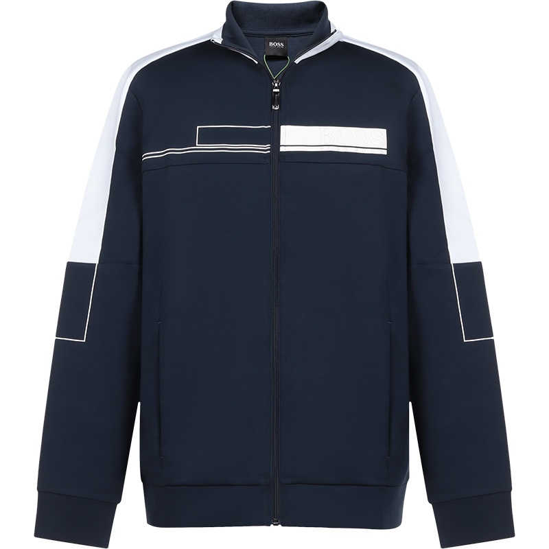 HUGO BOSS 雨果博斯 男士 棉/涤纶拉链上衣外套 50441244