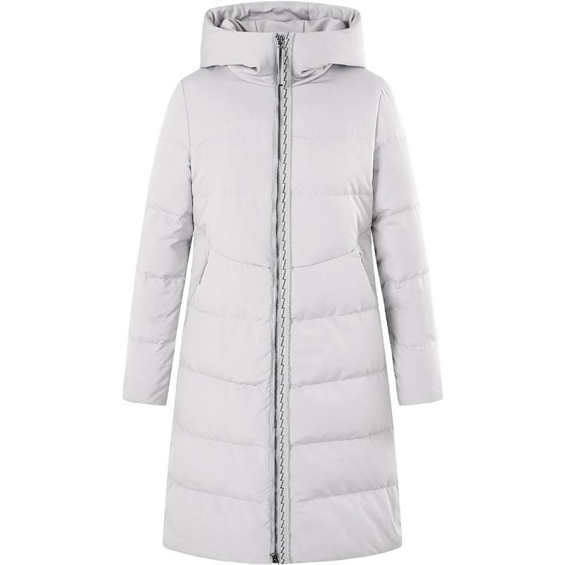 ERAL/艾莱依O2O羽绒服女中长款韩版2018新款冬加厚外套617105079