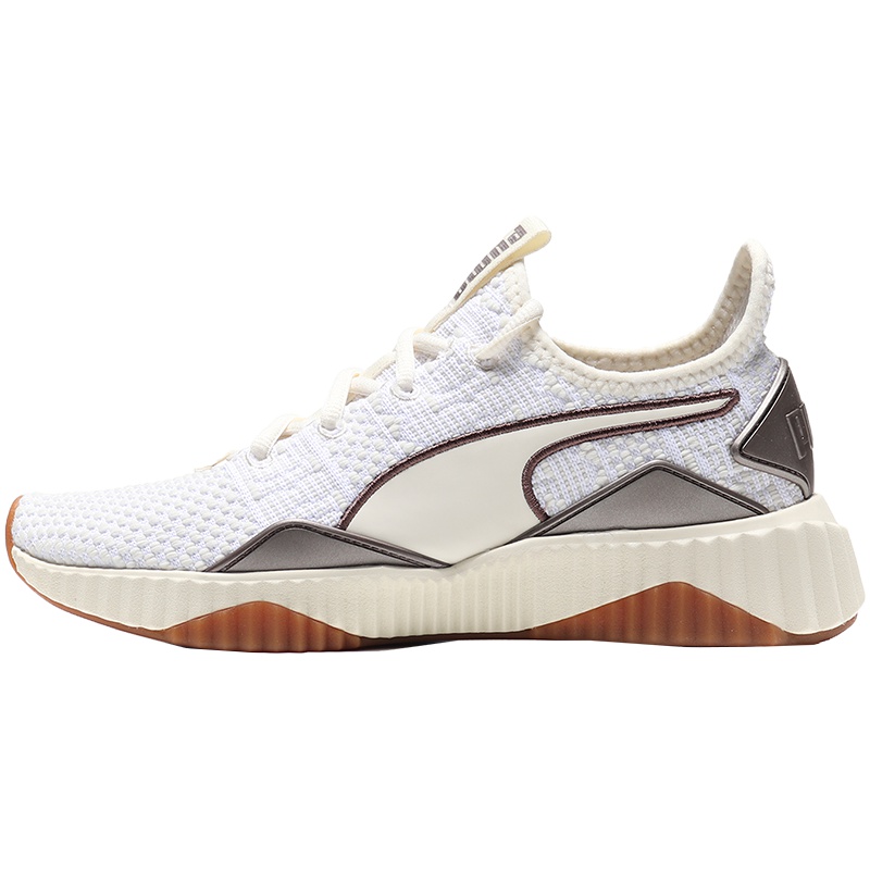 PUMA彪马女鞋透气休闲跑步训练鞋运动鞋191153 19115302米白色+金属灰