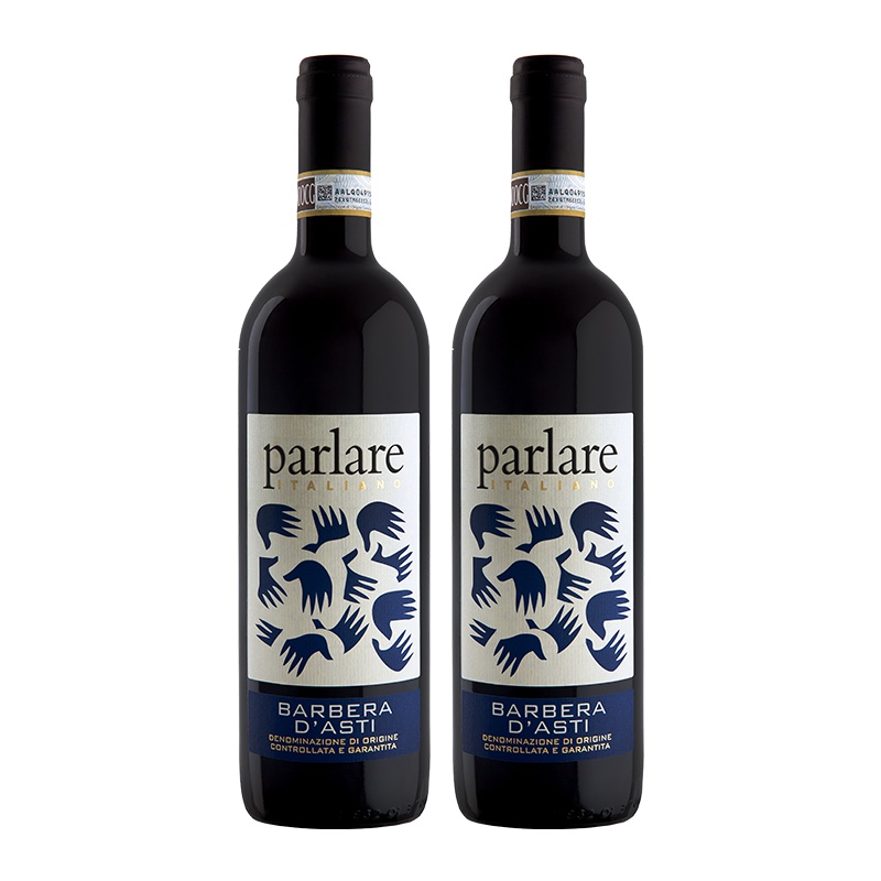 意大利原瓶进口葡萄酒 派拉雷巴贝拉迪斯 干红葡萄酒Parlare 双支装750ml*2