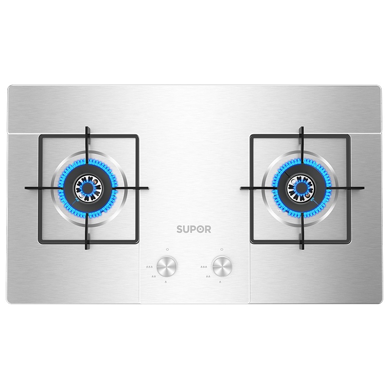 [品牌热卖]苏泊尔(SUPOR)JZY-NS21燃气灶煤气灶大火力双眼灶家用台式嵌入式两用灶具童锁保护一级能效(液化气)