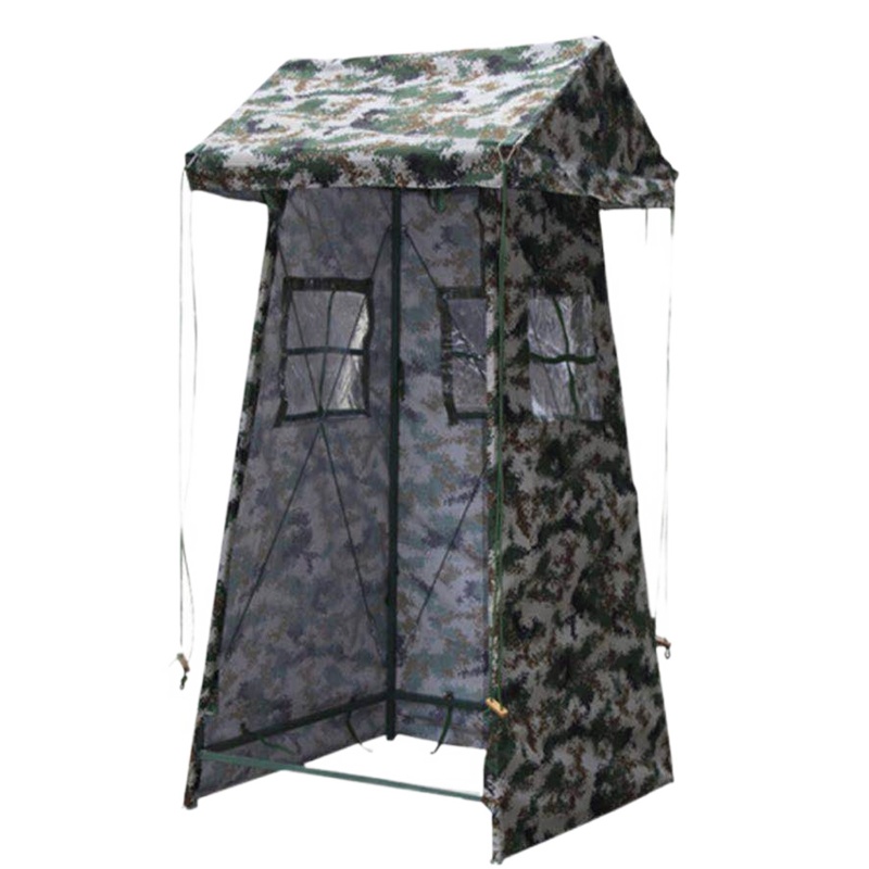 开放式单兵 岗亭帐篷单兵哨兵执勤迷彩便携站岗军训演习伞