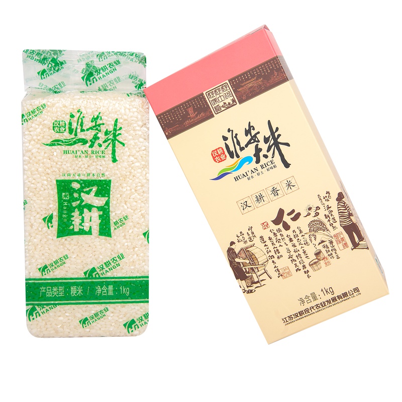 淮安大米 汉耕香米1kg礼盒装