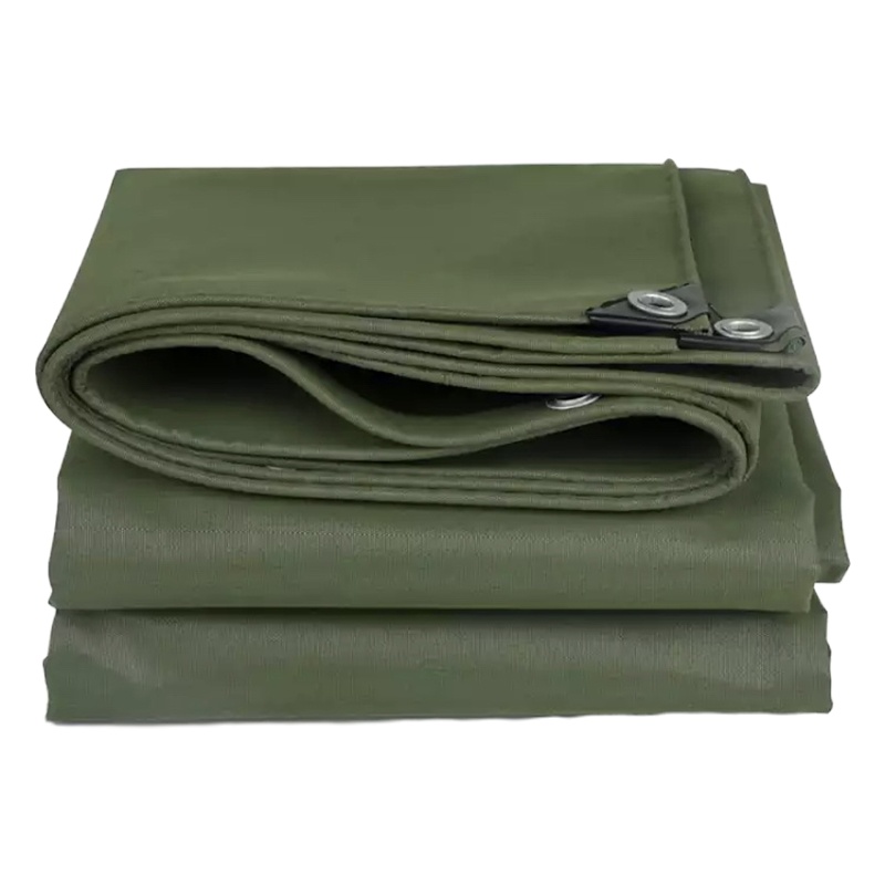 户外加厚帆布 货车蓬布防水布遮阳隔热篷布油布防晒防雨布遮雨棚布苫布(6*10米送拉绳)