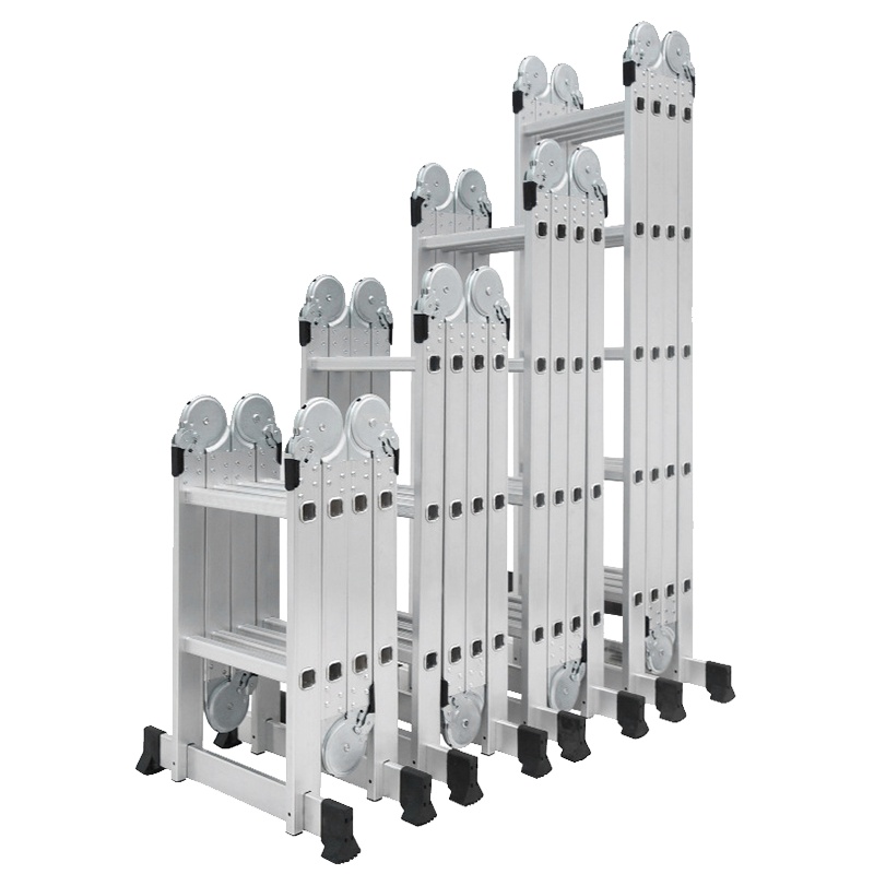 理联 LN-ZD45 多功能铝合金折叠梯 (单位:件) 银色