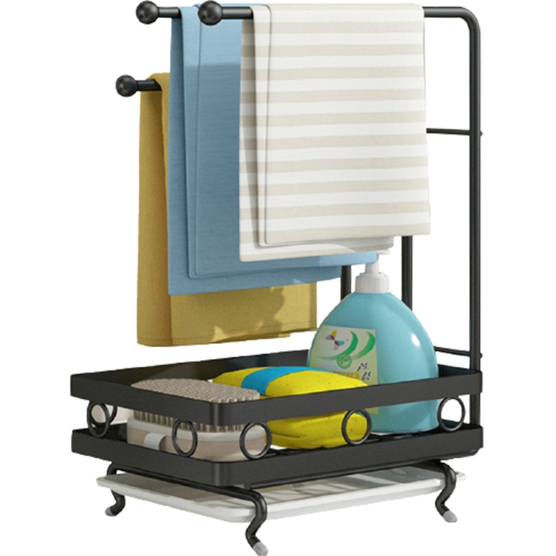 抹布架厨房水龙头置物架古达水槽沥水架毛巾挂架用品家用大全收纳