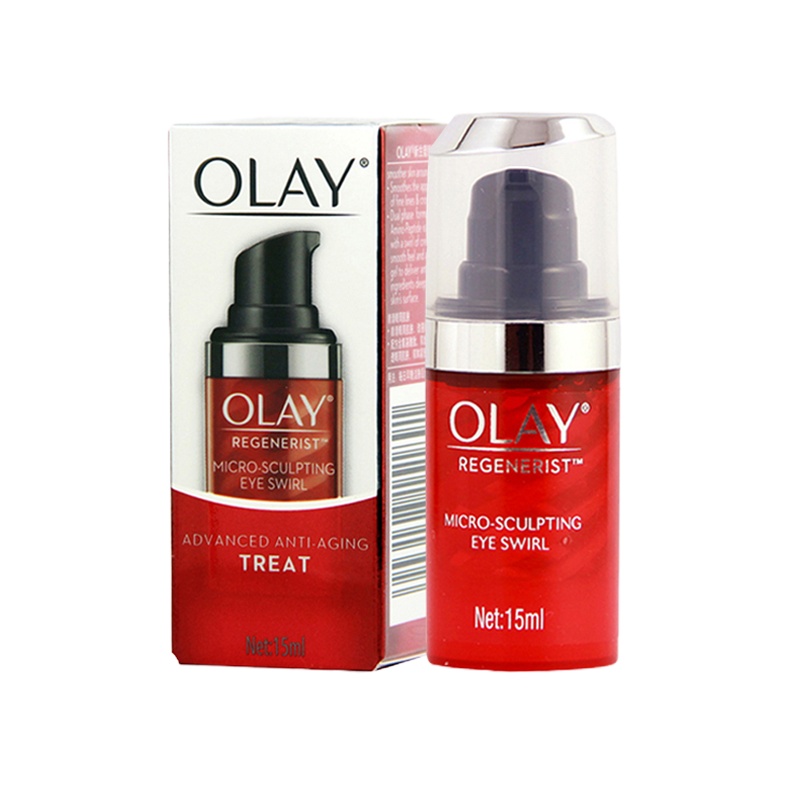 OLAY玉兰油 新生塑颜金纯弹力眼霜 滋润补水淡纹眼部护肤提拉紧致 3D弹力眼霜15ml