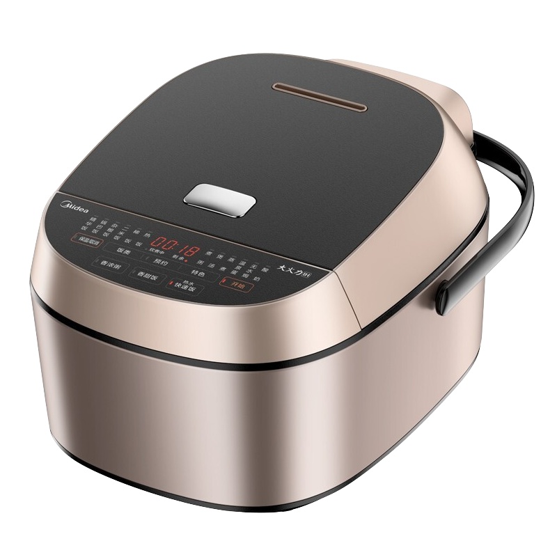 美的(Midea)电饭煲HS4066 预约功能IH电磁加热 钢胆 排水槽 多功能家用电饭锅 4L 蒸煮米饭锅大容量