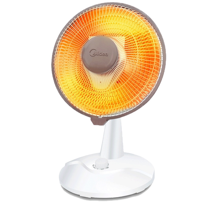 美的(Midea)NPS7-15A5小太阳取暖器电暖器气家用烤火炉迷你台式电热扇节能办公室 白色