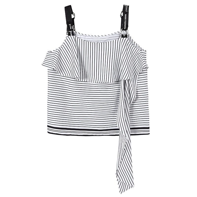 马克华菲女装2019新款打底背心女外穿短款吊带上衣夏