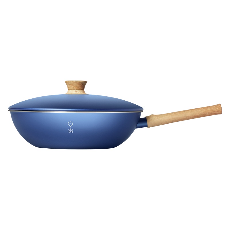 爱仕达炒锅煎锅麦饭石色不粘锅平底晶石不沾炒锅家用平底煎炒菜锅电磁炉燃气灶专用少油烟烹饪煎炒锅