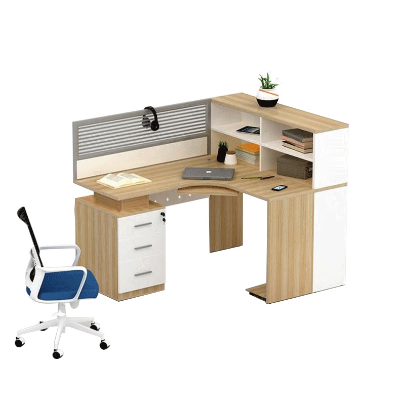 三能 办公家具职员办公桌4/6人员工位桌办公卡座屏风隔断组合简约办公家具