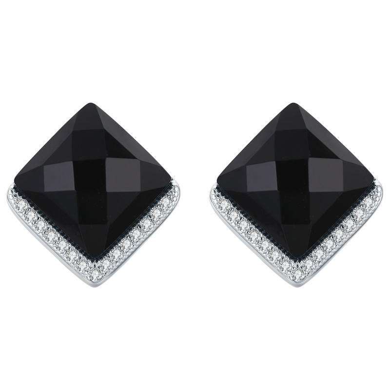 佰色传情新款法式纯银冷淡风简约气质耳环女高级感耳钉耳饰