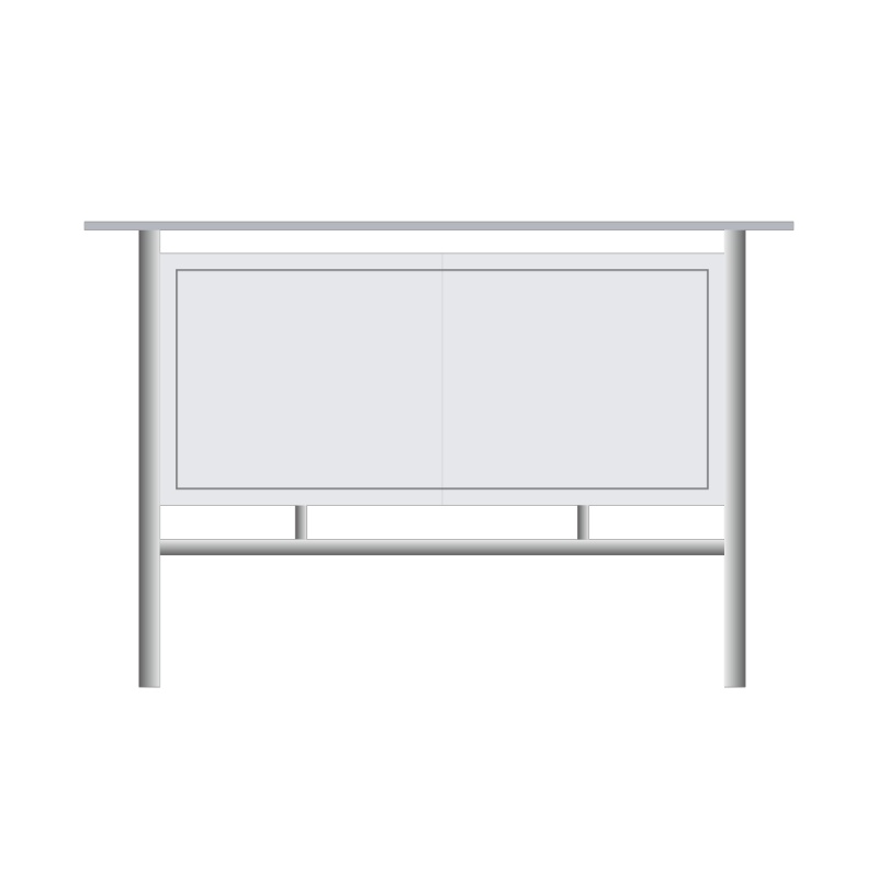 知同ZTBP-L002户外宣传栏不锈钢宣传栏