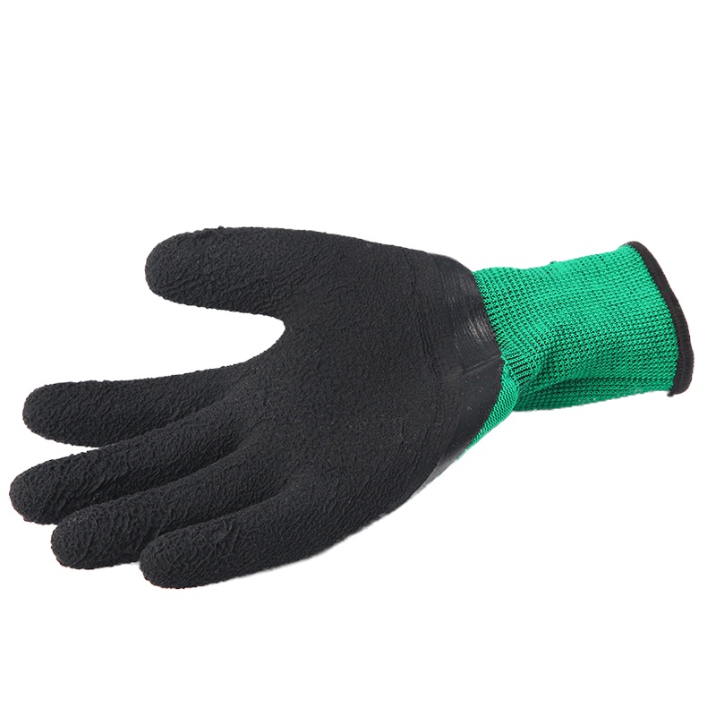 ZDET J系列星宇(XINGYU)劳保手套半浸胶皱纹手套乳胶发泡工作劳防手套防滑耐磨L598 12副/包(单位:包)