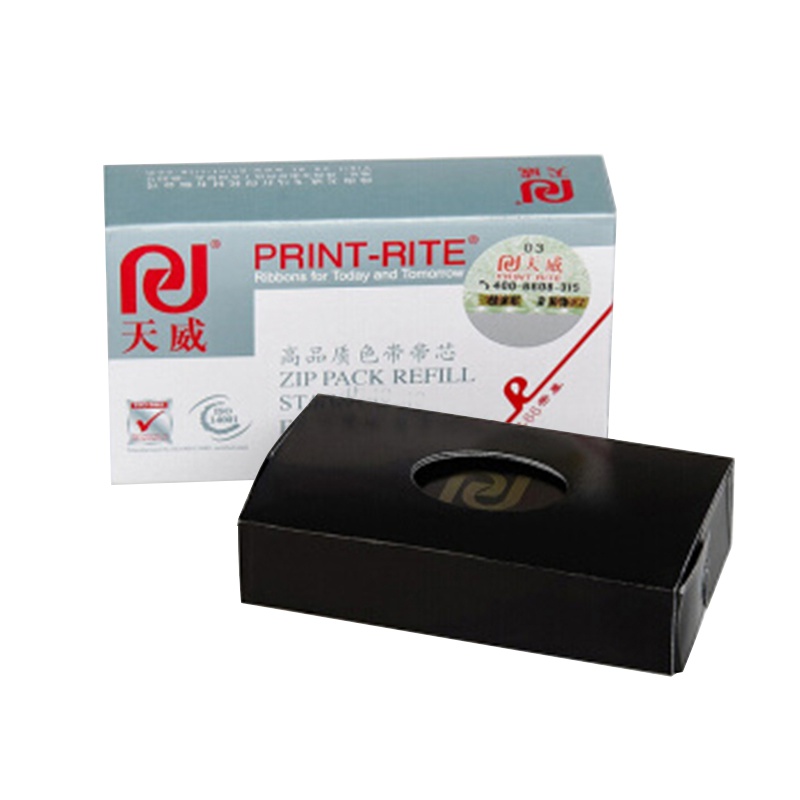 天威(PRINT-RITE)色带芯 PR70-20m,9mm-黑色 右扭芯