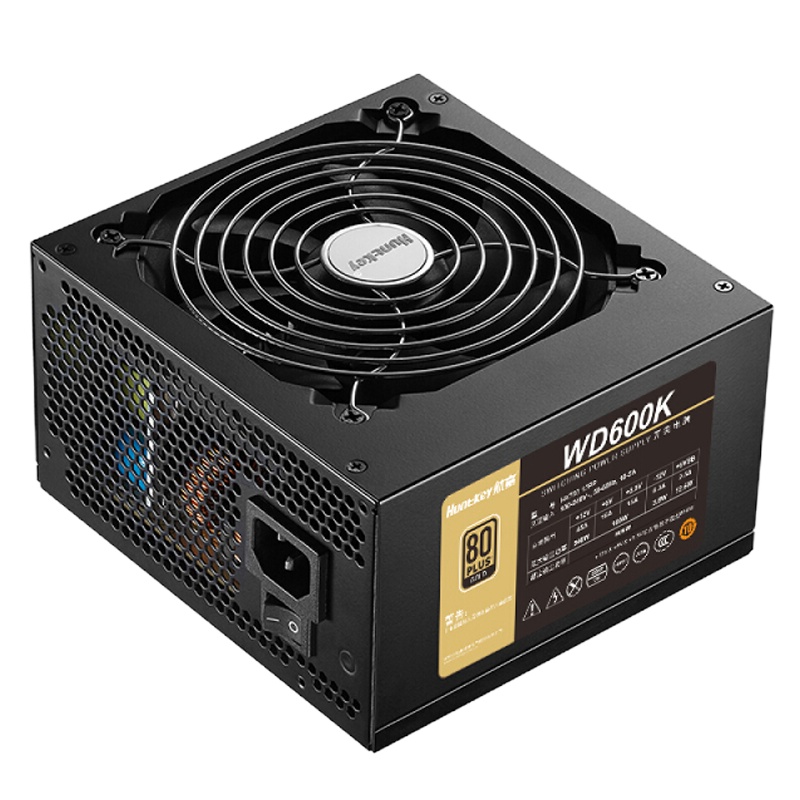 企购优品金牌600W WD600K电脑电源