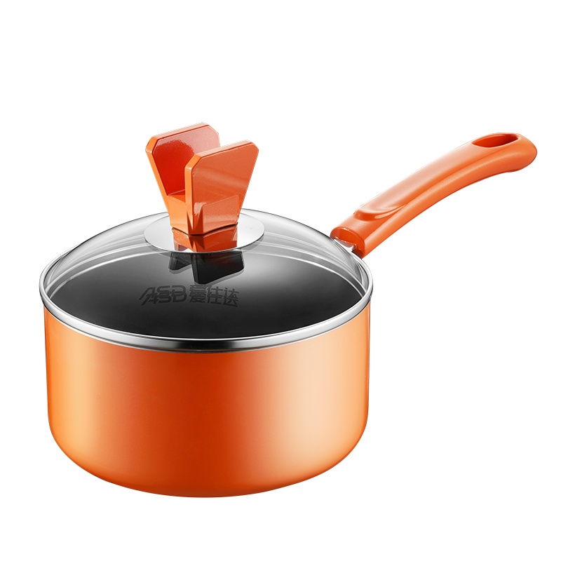爱仕达(ASD) 锅具16CM不粘奶锅 煮面泡面锅小汤锅热奶锅煮奶锅牛奶锅 电磁炉通用 WG8916E