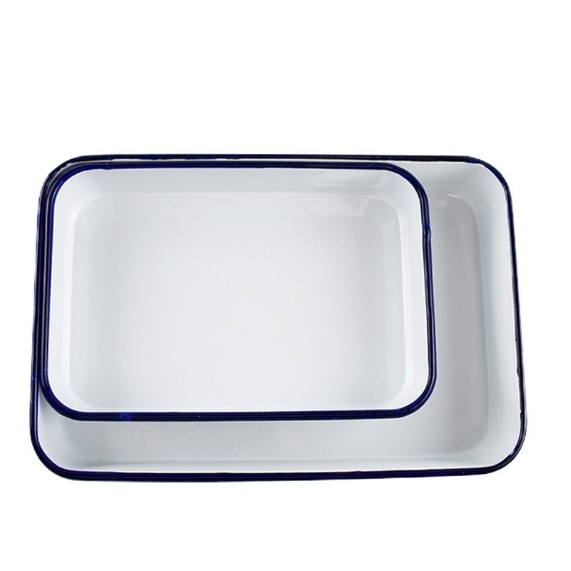 大通轩恒 搪瓷方盘 实验室托盘 耐酸耐碱托盘 35*50cm