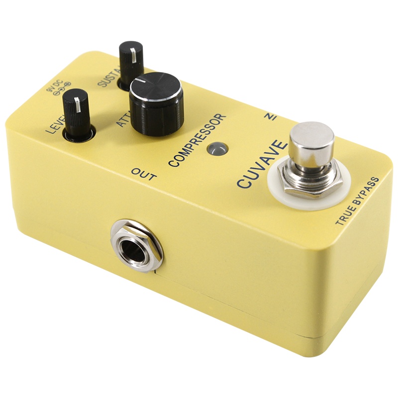 CUVAVE单块效果器 颤音 过载 失真 合唱 压缩 延迟 混响 循环录音 乐器配件