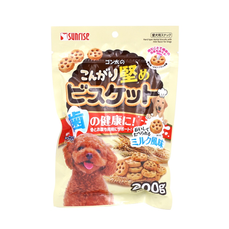 盛来知 宠物狗狗零食 训练奖励洁齿 宠物零食 狗用磨牙饼干200g