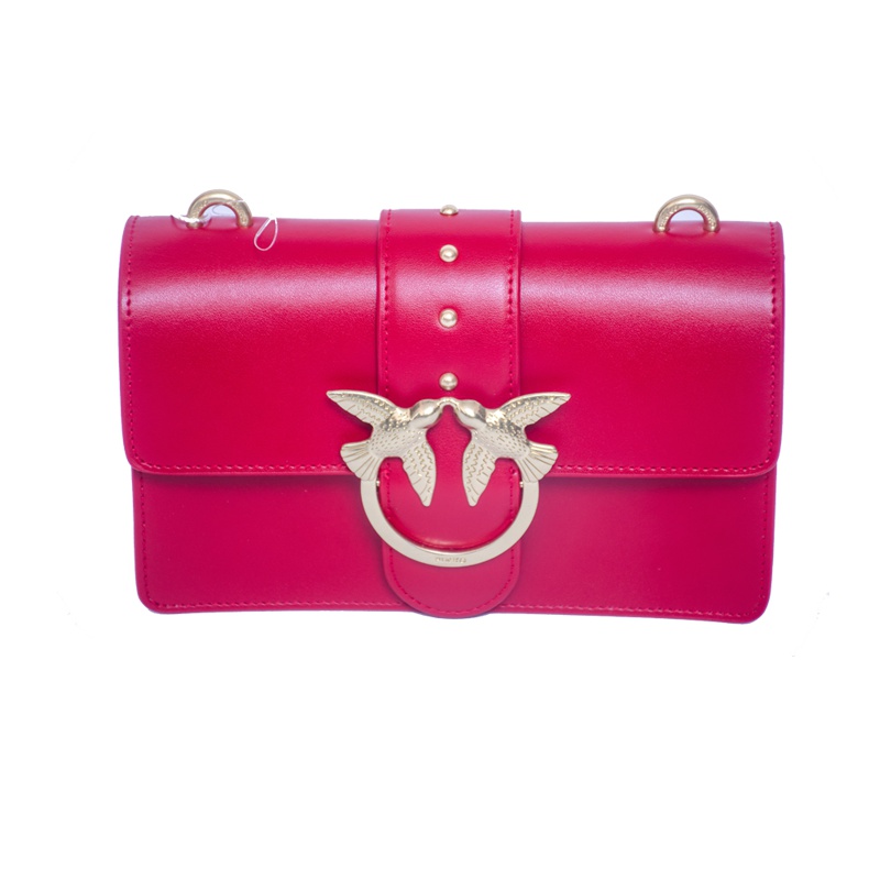 PINKO女士链条斜跨燕子包飞鸟包