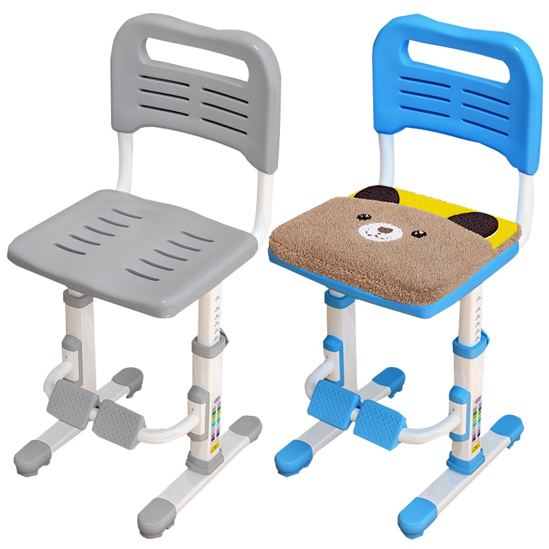 特价椅子儿童凳子学生家用书桌椅可调节升降学习座椅靠背写字宝贝课桌椅 卧室金属简约现代巧妈妈