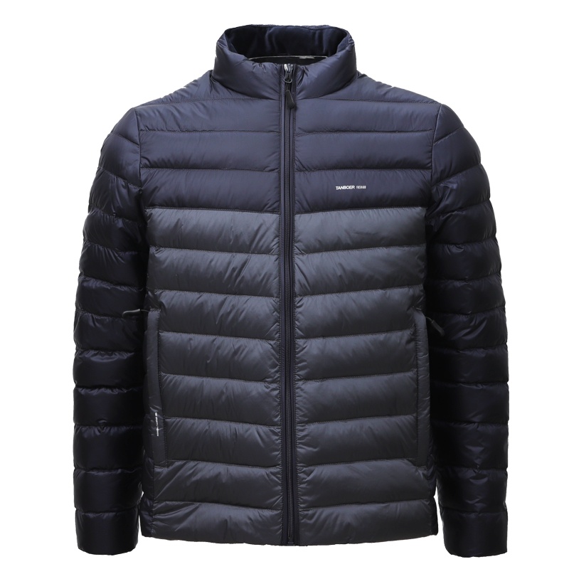 坦博尔羽绒服男轻薄短款时尚休闲立领时尚潮保暖帅气外套TA18329