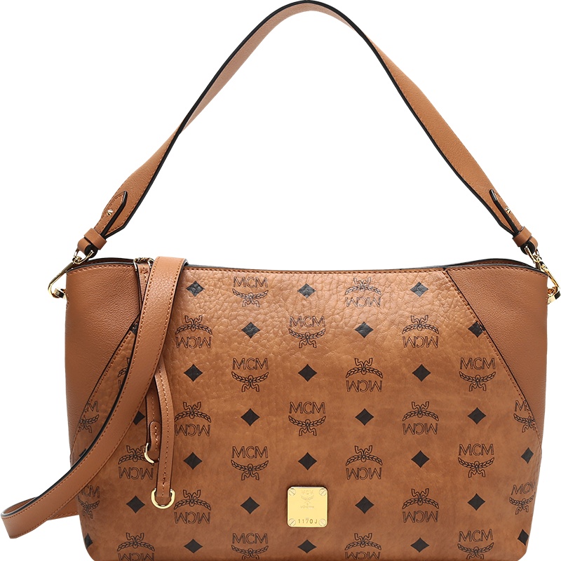 MCM 女士 涂层帆布手提单肩斜挎包 MWSAAKM01