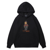 DEBRAND潮牌连帽卫衣男潮ins秋冬新款毛衣熊设计感加绒情侣装外套