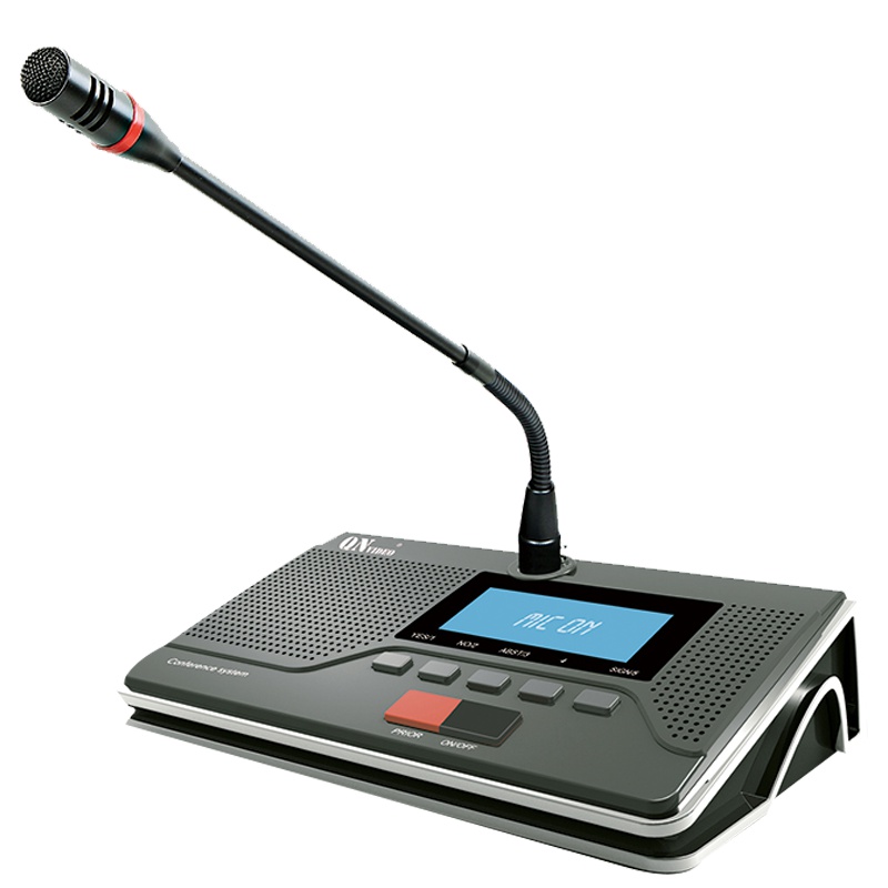 QN-9500c音频及会议系统应用的全数字音频技术，内置高性能双核CPU，处理速度快，音质效果好