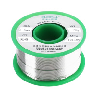 伊莱科 (ELECALL) 焊锡丝99% 线径0.5mm75g 松香芯锡线电烙铁维修焊接助焊剂 无铅 ET570101/