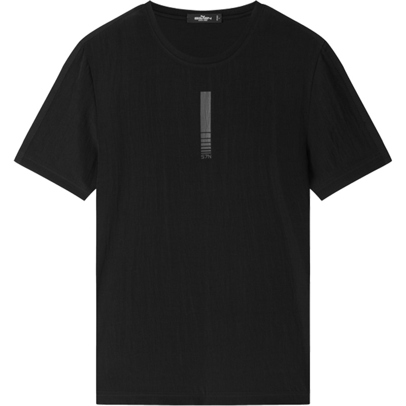 柒牌SEVEN男装夏装青年休闲圆领短袖T恤