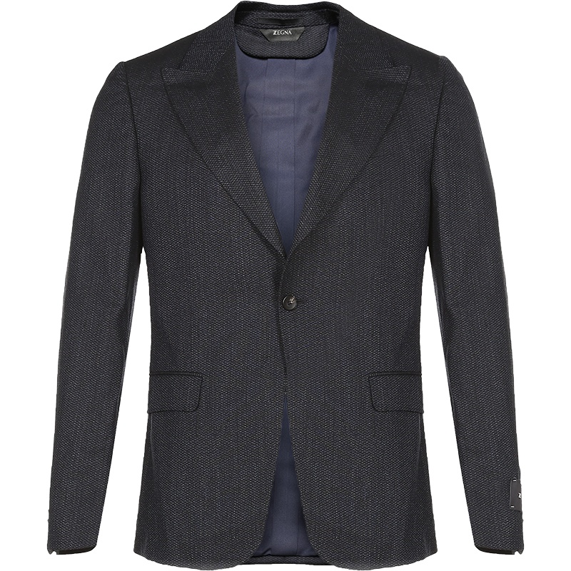 杰尼亚 Z ZEGNA 男士羊毛西服上衣外套254751 182HG0