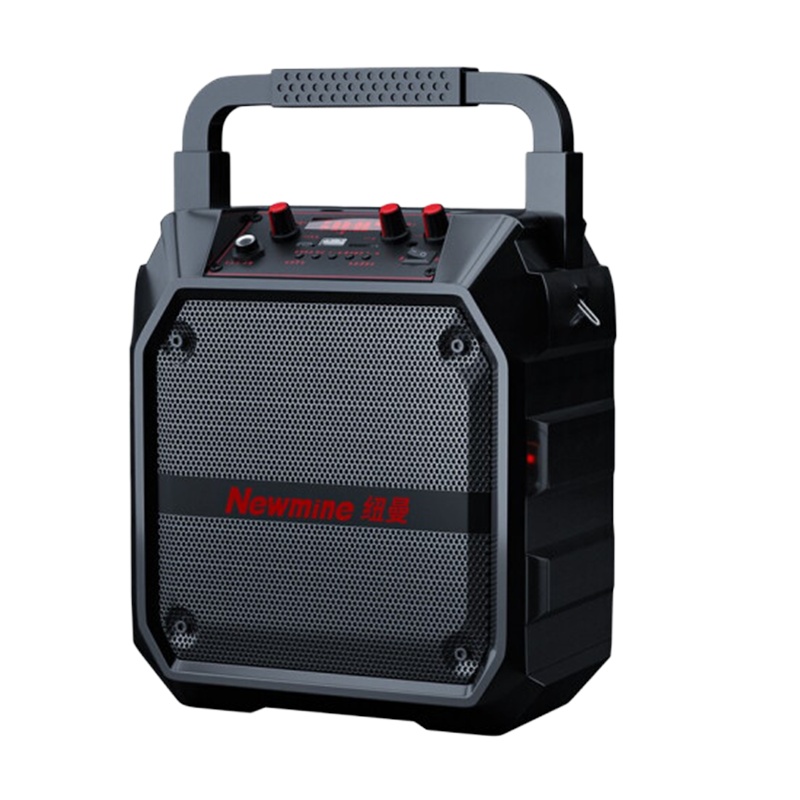 纽曼 K97无线蓝牙音箱 小型家用便携式地摊摆喇叭语音播报器 [带单话筒+遥控器]