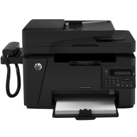 惠普(HP)M128fp黑白激光一体机 打印复印扫描传真 电话手柄升级型号132fw