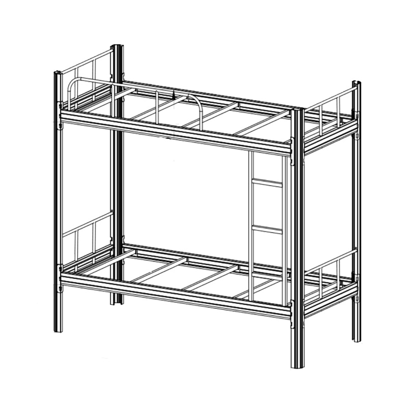 森源龍 (SYL)上 下 铺 加厚双 人 床(规格2000*1000*1800 带床铺板 棕垫)