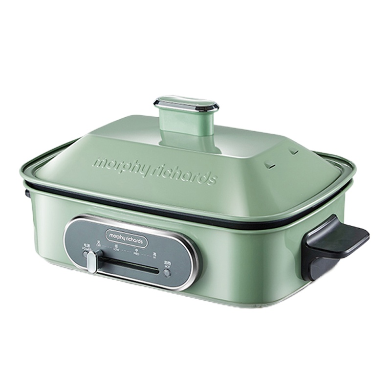 摩飞电器(MORPHY RICHARDS)多功能锅料理锅 电烧烤锅电火锅蒸锅家用电烤锅MR9088 标准配色