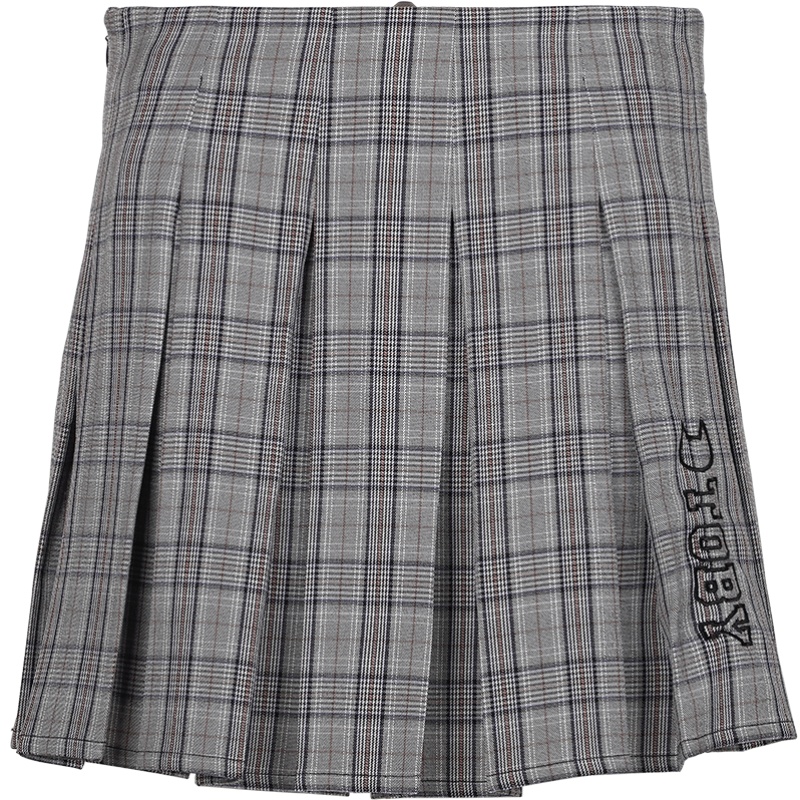 a02新款2020潮流学院风百褶裙A字裙格子半身裙女DTV2C0411SK