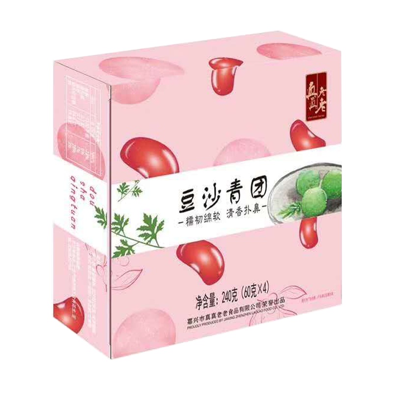 真真老老 艾草青团 240g(60g*4) 豆沙味青团