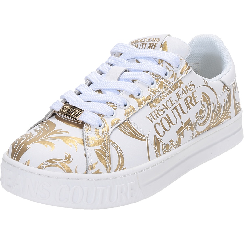 VERSACE JEANS COUTURE 范思哲 男士 皮革系带休闲运动鞋板鞋 E0YWASK9 71973