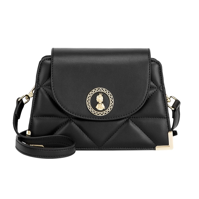 马克华菲2021新款牛皮复古盒子包包女时尚圆环女式斜挎包单肩包包女包