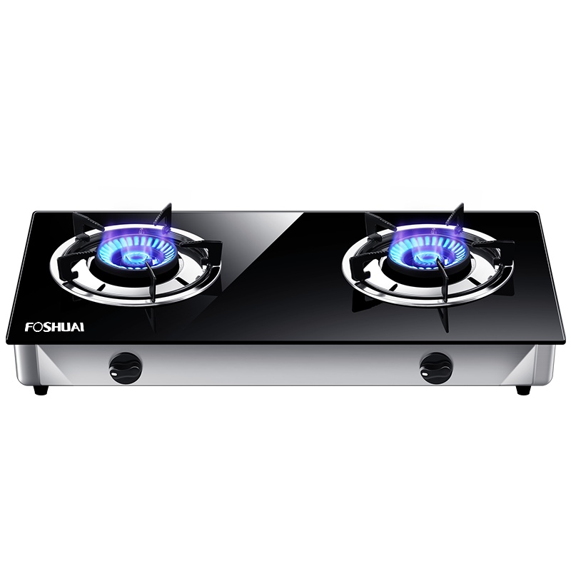 方帅（FOSHUAI）台式燃气灶 煤气灶双灶台上打火灶老式灶台 JZY-Q双眼灶液化气灶具3.8KW 企业价