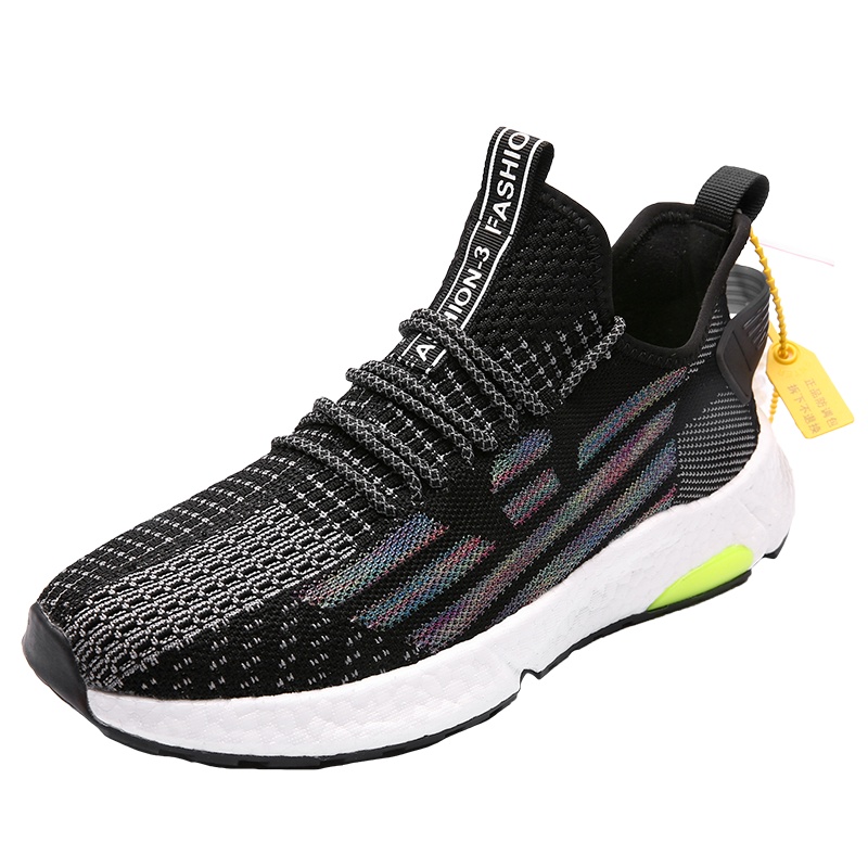 人知足运动鞋男2020新款夏季透气网面减震男士颗粒跑步健身旅游超轻跑鞋