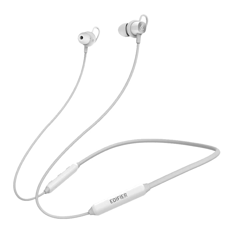 Edifier/漫步者 W200BT 颈挂版 磁吸入耳式 无线运动蓝牙线控耳机 手机耳机 音乐耳机 带麦可通话 珠玉白