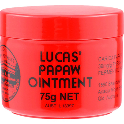 Lucas Papaw Ointment 多功能番木瓜膏霜 75g 1支装 润唇膏烫伤驱蚊虫万用膏婴儿 澳洲进口