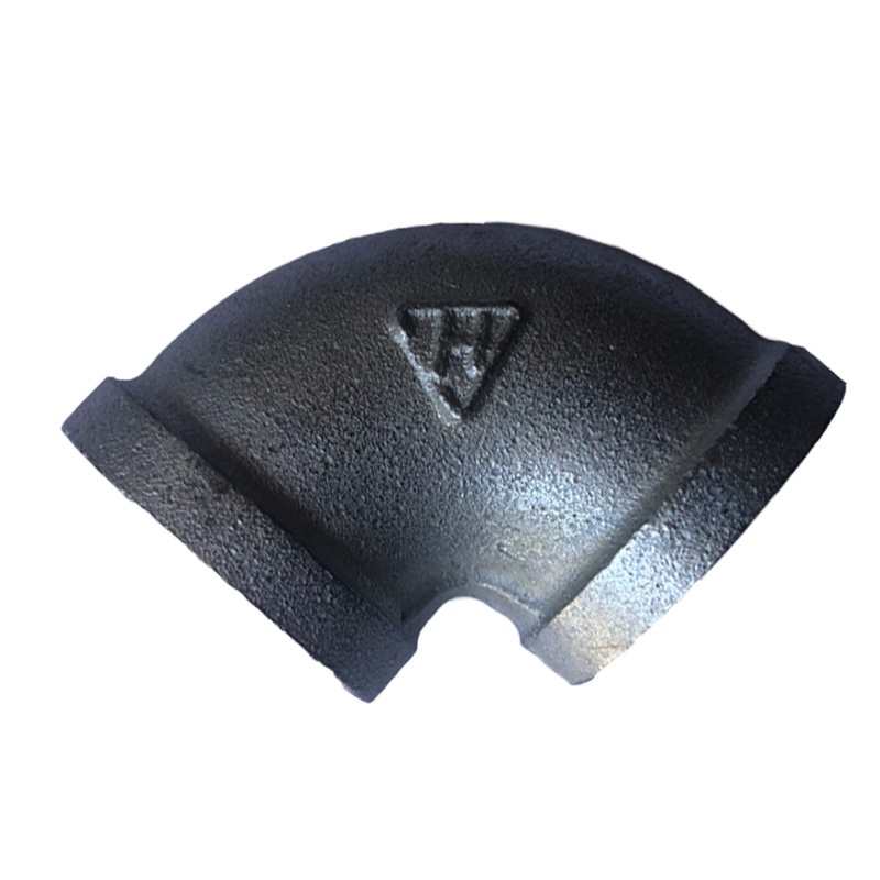 企购优品 马钢玛钢水暖可锻铸铁管件 镀锌玛钢90度弯头DN20 6分 3/4英寸 20个起订